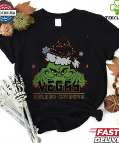 Vegas Golden Knights The Grinch Christmas Happy Holidays 2024 Hockey shirt