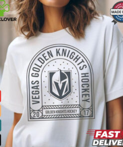 Vegas Golden Knights Uphill Stained Glass T Shirt
