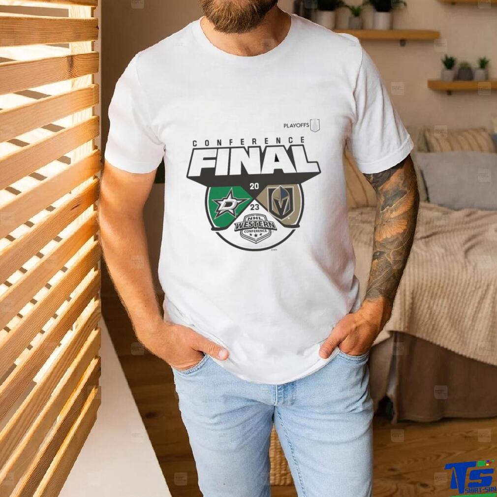 Vegas Golden Knights Vs Dallas Stars 2023 Stanley Cup Playoffs Western Conference Final Matchup Shirt Vegas Golden Knights Vs Dallas Stars 2023 Stanley Cup Playoffs Western Conference Final Matchup Shirt