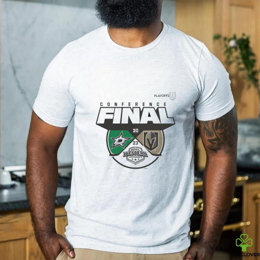 Vegas Golden Knights Vs Dallas Stars 2023 Stanley Cup Playoffs Western Conference Final Matchup Shirt Vegas Golden Knights Vs Dallas Stars 2023 Stanley Cup Playoffs Western Conference Final Matchup Shirt