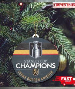Vegas Golden Knights WinCraft 2023 Stanley Cup Champions Christmas Tree Decorations Ornament