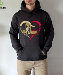 Vegas Golden Knights stand with UNLV hoodie, sweater, longsleeve, shirt v-neck, t-shirt