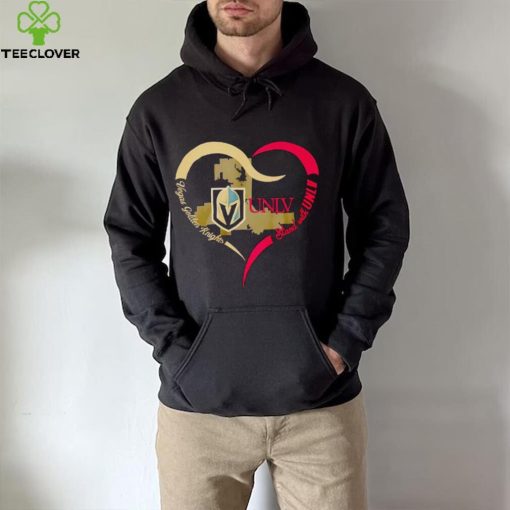 Vegas Golden Knights stand with UNLV hoodie, sweater, longsleeve, shirt v-neck, t-shirt