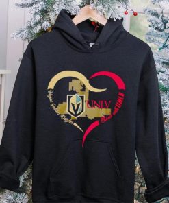 Vegas Golden Knights stand with UNLV hoodie, sweater, longsleeve, shirt v-neck, t-shirt