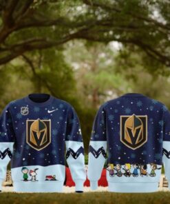 Vegas Golden Knights x Peanuts & Snoopy Holiday Special Sweater