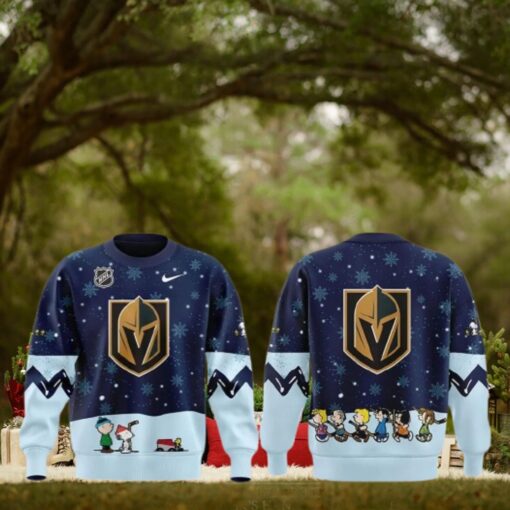 Vegas Golden Knights x Peanuts & Snoopy Holiday Special Sweater