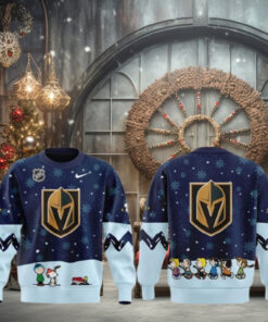 Vegas Golden Knights x Peanuts & Snoopy Holiday Special Sweater