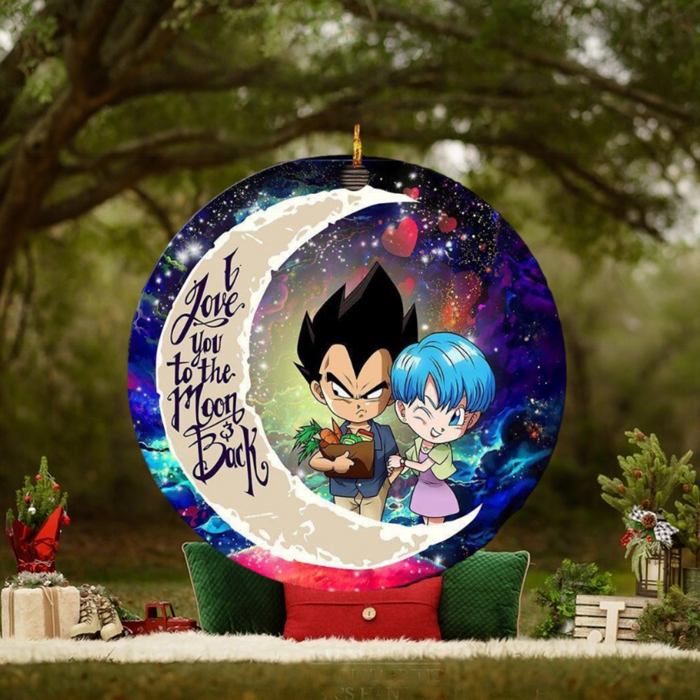 Vegeta And Bulma Dragon Ball Love You To The Moon And Back Galaxy Custom Name 2023 Holida Couple Gifts Christmas Decorations Ornament Vegeta And Bulma Dragon Ball Love You To The Moon And Back Galaxy Custom Name 2023 Holida Couple Gifts Christmas Decorations Ornament