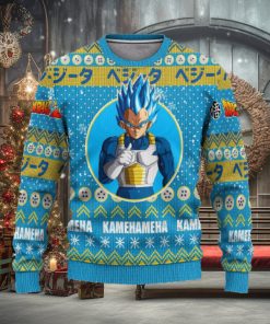 Vegeta Anime Dragon Ball Z Xmas Ugly Christmas Sweater Gift For Men Women
