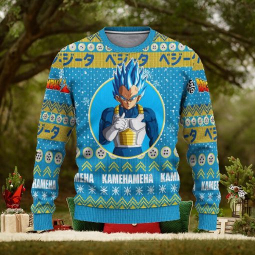 Vegeta Anime Dragon Ball Z Xmas Ugly Christmas Sweater Gift For Men Women