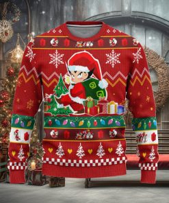 Vegeta Anime Ugly Christmas Sweater, Dragon Ball Xmas Gift, Custom Ugly Christmas Sweater