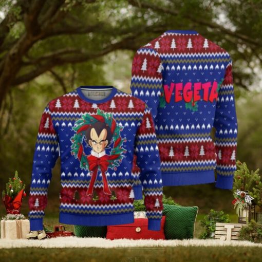 Vegeta Dragon Ball Z Anime Ugly Christmas Sweater Xmas Gift