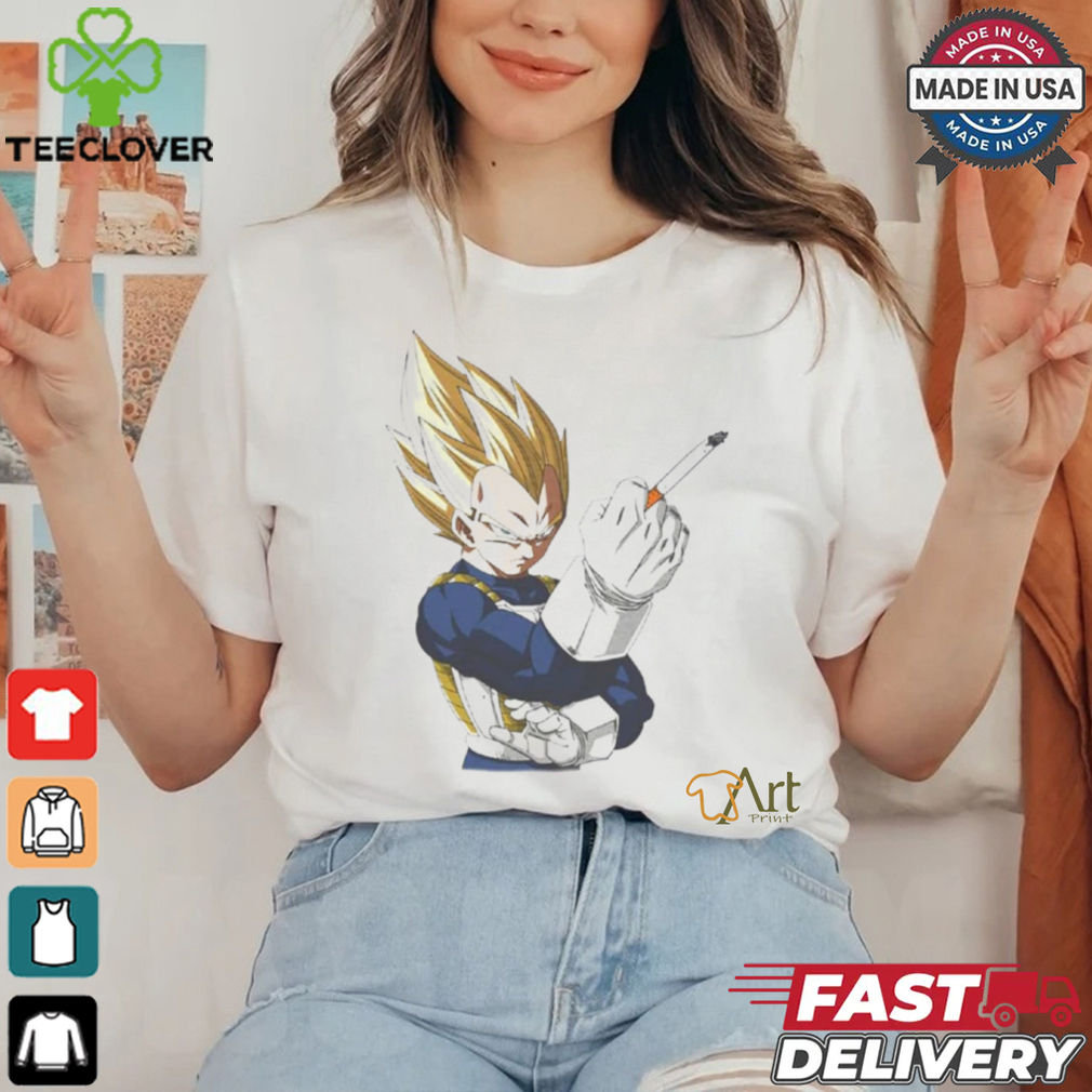 Vegeta Smoking Shirt Vegeta Smoking Shirt