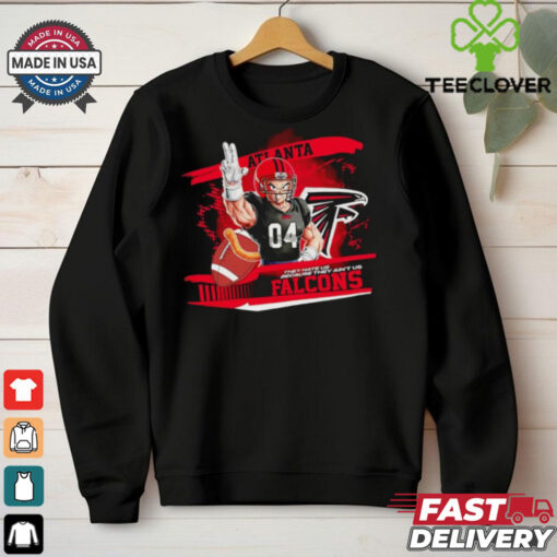 Vegeta X NCAA Atlanta Falcons they hate us because ain’t us 2024 hoodie, sweater, longsleeve, shirt v-neck, t-shirt