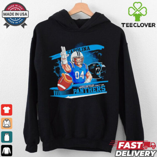 Vegeta X NCAA Carolina Panthers they hate us because ain’t us 2024 hoodie, sweater, longsleeve, shirt v-neck, t-shirt