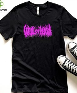 Veil Of Maya Death Metal (Pink) Black Long Sleeve T Shirt