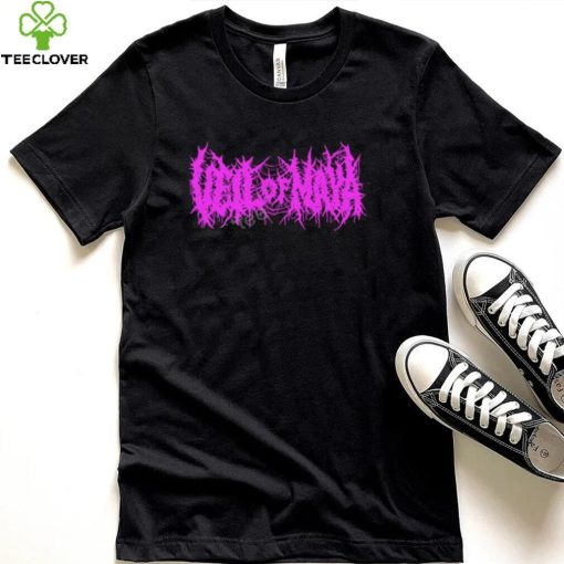 Veil Of Maya Death Metal (Pink) Black Long Sleeve T Shirt