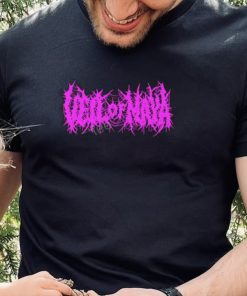 Veil Of Maya Death Metal (Pink) Black Long Sleeve T Shirt