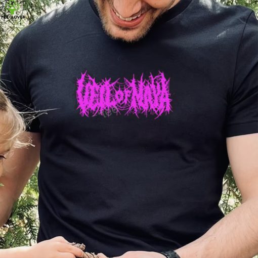 Veil Of Maya Death Metal (Pink) Black Long Sleeve T Shirt