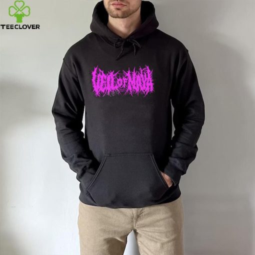 Veil Of Maya Death Metal (Pink) Black Long Sleeve T Shirt