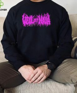Veil Of Maya Death Metal (Pink) Black Long Sleeve T Shirt