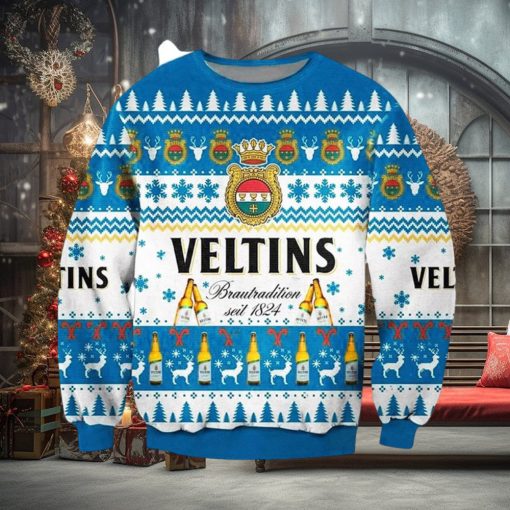 Veltins Pilsner Blue Ugly Christmas Sweater, Gift for Christmas Holiday