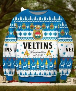 Veltins Pilsner Blue Ugly Christmas Sweater, Gift for Christmas Holiday