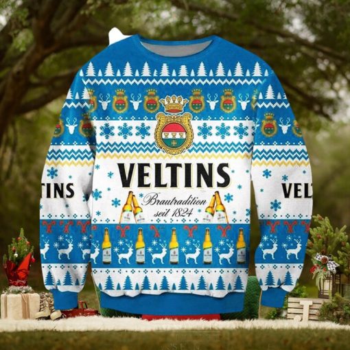 Veltins Pilsner Blue Ugly Christmas Sweater, Gift for Christmas Holiday
