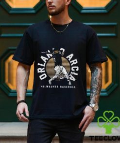 Venezuelan professional baseball shortstop for the Atlanta Braves signature orlando arcia emblem T Shirt