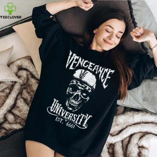 Vengeance University Est 6661 Zombie Tee Shirt