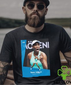 Venus Williams AO 2023 Wildcard Tennis T shirt 3 Venus Williams AO 2023 Wildcard Tennis T shirt