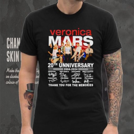 Veronica Mars 20th anniversary 2004 2024 thank you for the memories hoodie, sweater, longsleeve, shirt v-neck, t-shirt