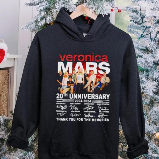 Veronica Mars 20th anniversary 2004 2024 thank you for the memories hoodie, sweater, longsleeve, shirt v-neck, t-shirt