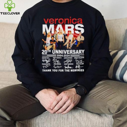 Veronica Mars 20th anniversary 2004 2024 thank you for the memories hoodie, sweater, longsleeve, shirt v-neck, t-shirt