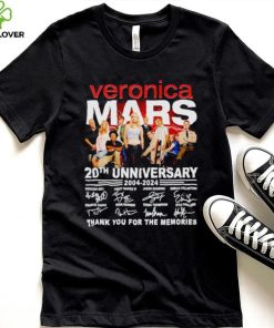 Veronica Mars 20th anniversary 2004 2024 thank you for the memories hoodie, sweater, longsleeve, shirt v-neck, t-shirt