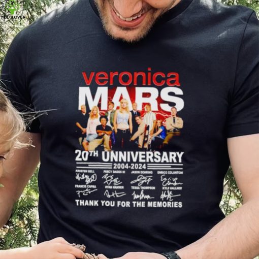 Veronica Mars 20th anniversary 2004 2024 thank you for the memories hoodie, sweater, longsleeve, shirt v-neck, t-shirt