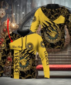 Versace Black Mix Gold Luxury 3D Hoodie Limited Edition