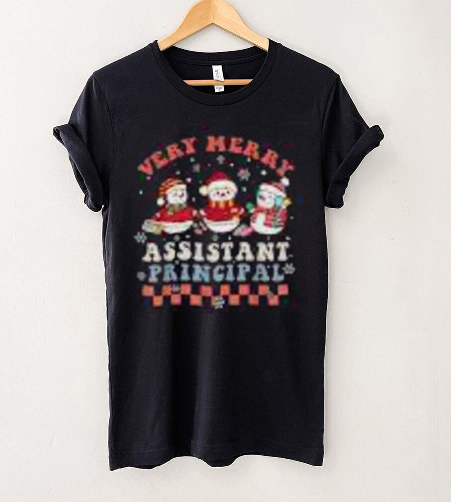 Very Merry Assistant Principal Groovy Christmas Holiday Shirt Very Merry Assistant Principal Groovy Christmas Holiday Shirt