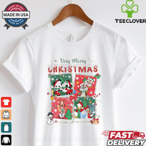 Very Merry Christmas Disney World Family Matching Christmas Disney Merry Christmas 2024 Mickey Co X mas Shirt