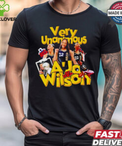 Very Unanimous A’Ja Wilson MVP Basketball Star shirt