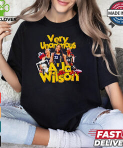 Very Unanimous A’Ja Wilson MVP Basketball Star shirt