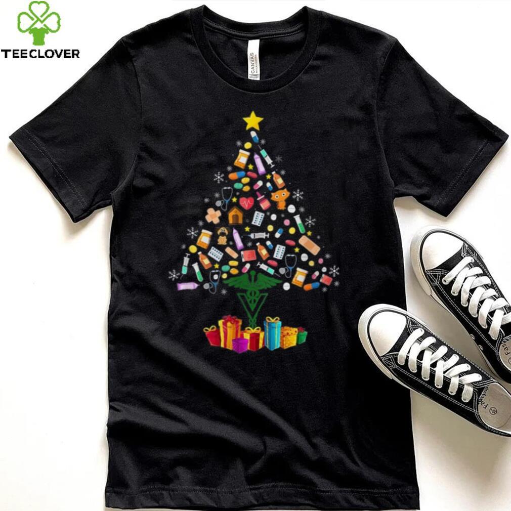 Vet Tech Veterinarian Christmas Tree Animals Lover Xmas Shirt Vet Tech Veterinarian Christmas Tree Animals Lover Xmas Shirt