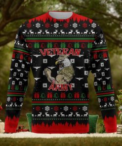 Veteran Army Ugly Christmas Sweater Gift For Men And Women