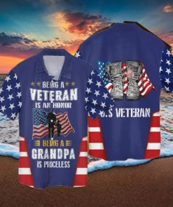 Veteran Grandpa Aloha Hawaiian Shirts For Men For Women