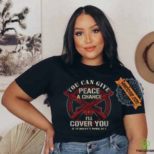 Veteran Shirt Gun Control I’ll Cover You V Neck T Shirt