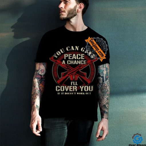 Veteran Shirt Gun Control I’ll Cover You V Neck T Shirt