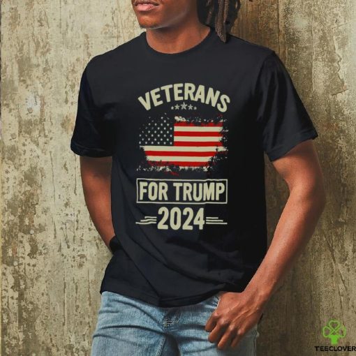 Veterans For Trump 2024   Veteran Day T Shirt