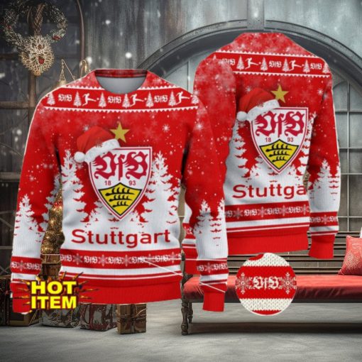 VfB Stuttgart Bundesliga Fans Germany League Ugly Christmas Sweater Christmas Gift