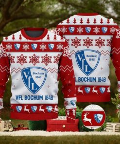 VfL Bochum Big Logo Ugly Christmas Tree Red Sweater Gift For Christmas