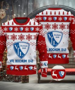 VfL Bochum Big Logo Ugly Christmas Tree Red Sweater Gift For Christmas